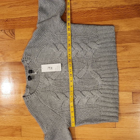 NWT Eileen Fisher The Fisher Project Gray Lofty Merino Wool Sweater Size S/P - Picture 9 of 12